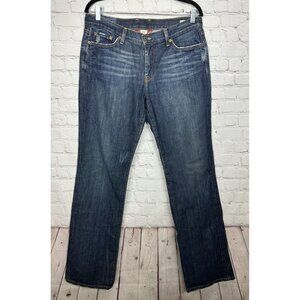 Lucky Brand Straight Leg Jeans Womens Size 10 30 Blue Dark Wash Denim‎